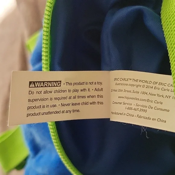 Eric Carle Toddler Backpack Harness Leash Elephant 🐘 - Picture 7 of 11